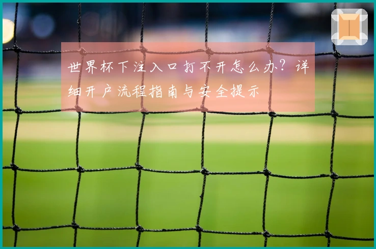 世界杯下注入口打不开怎么办？详细开户流程指南与安全提示